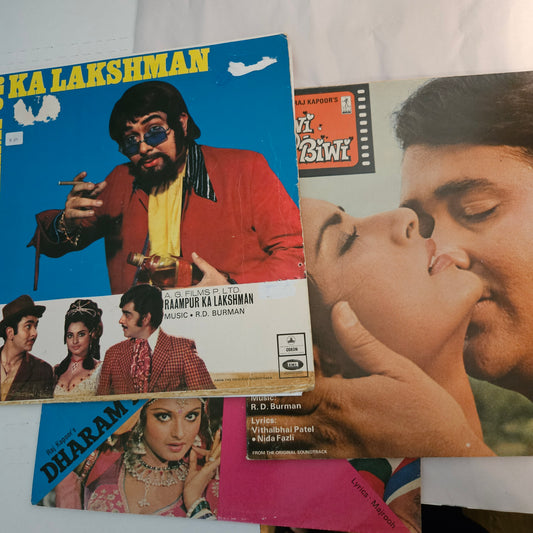 3 LPs package R D Burman and Randhir Kapoor  in Excellent