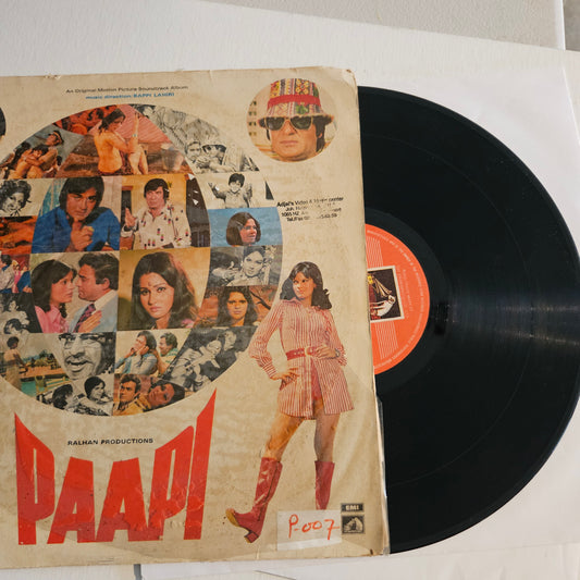 Paapi - Music by Bappi Lahiri - Psych funk in - 1st edition in Excellent condition