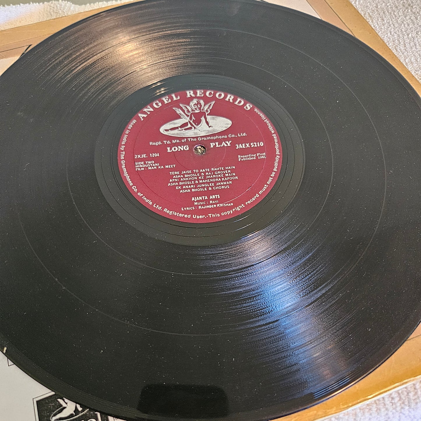 Man Ka meet  - 1st Angel Edition Music by Laxmikant Pyarelal in excellent
