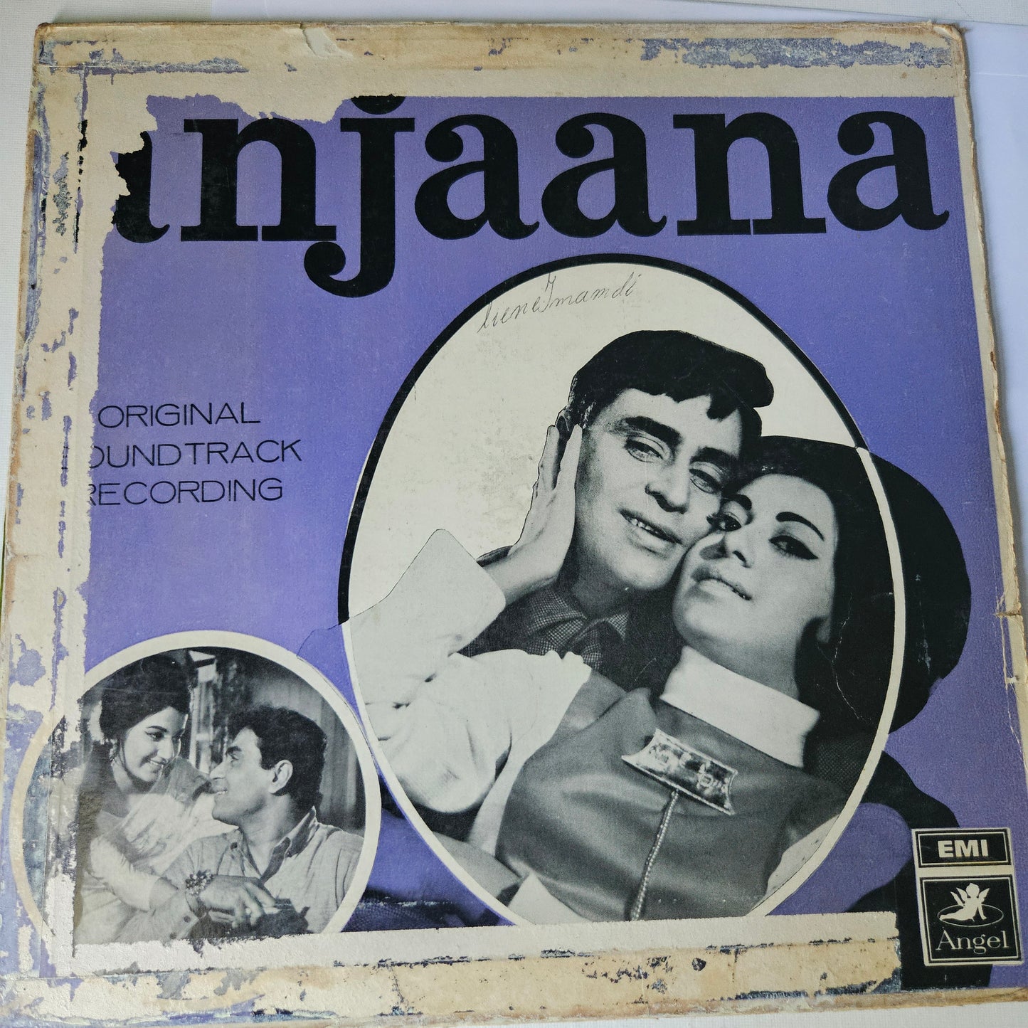 Anjaana - Superhit Laxmiknat pyarelal in VG+, ring Odeon edition