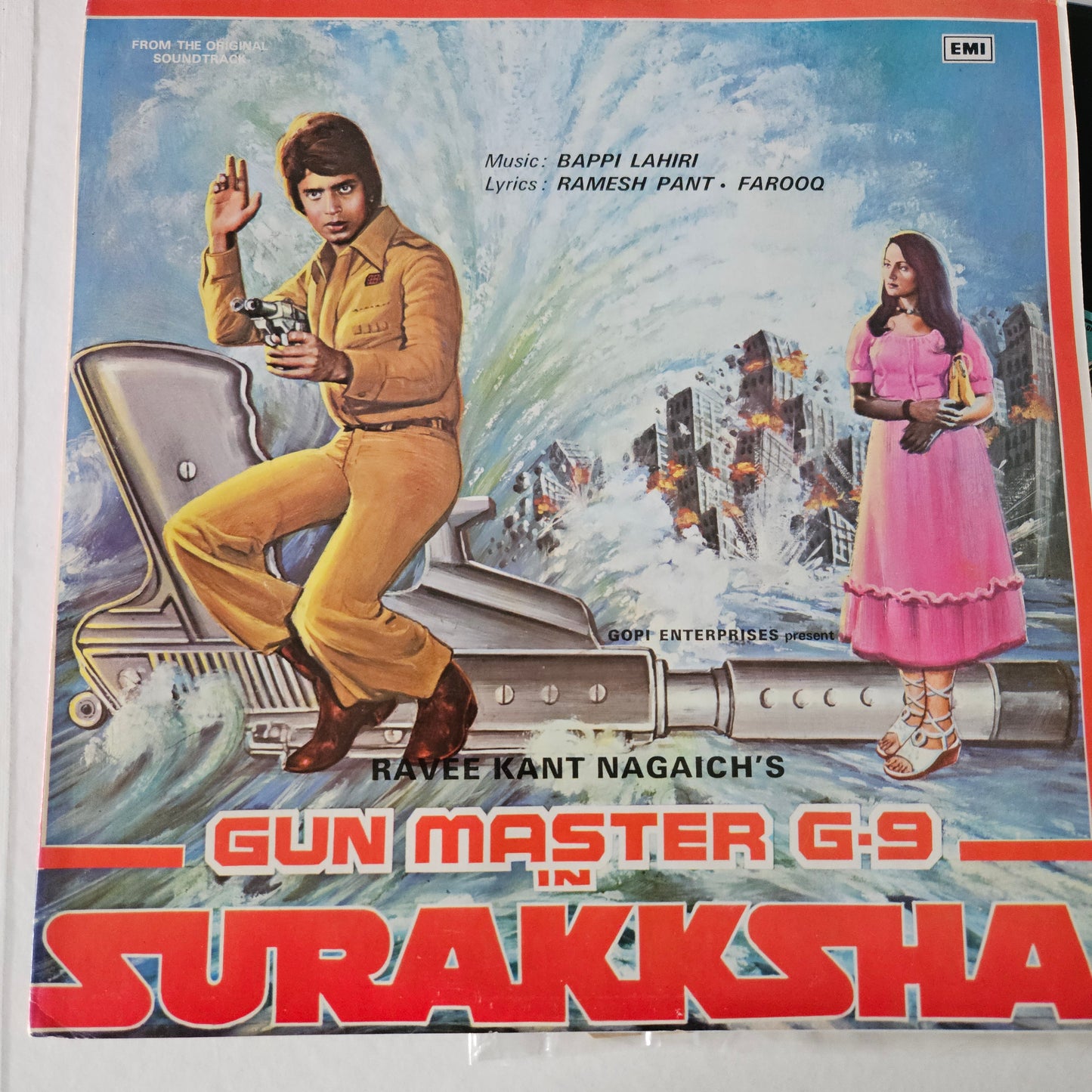 Suraksha - Bappi Lahiri superhit soundtrack in near mint Pristine condition