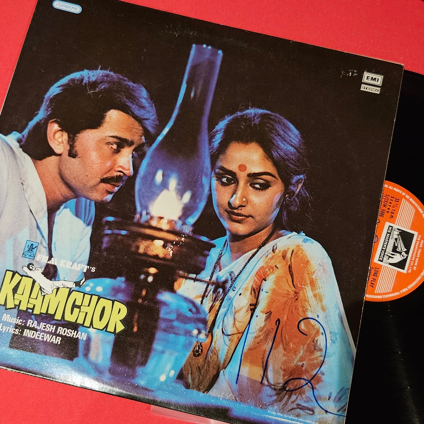 Kaamchor  - music by Rajesh Roshan in Near Mint Supreme Stereo Gatefold edition -Dimension Studio recording
