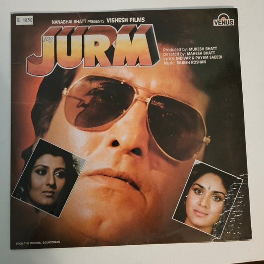 JURM - music by Rajesh Roshan Blockbuster in near mint RARE featuring Jab koi baat bigad jaye..