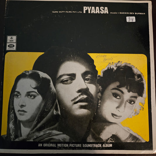 Pyaasa - S D Burman and Guru Dut eternal classic -  Odeon Record  - excellent