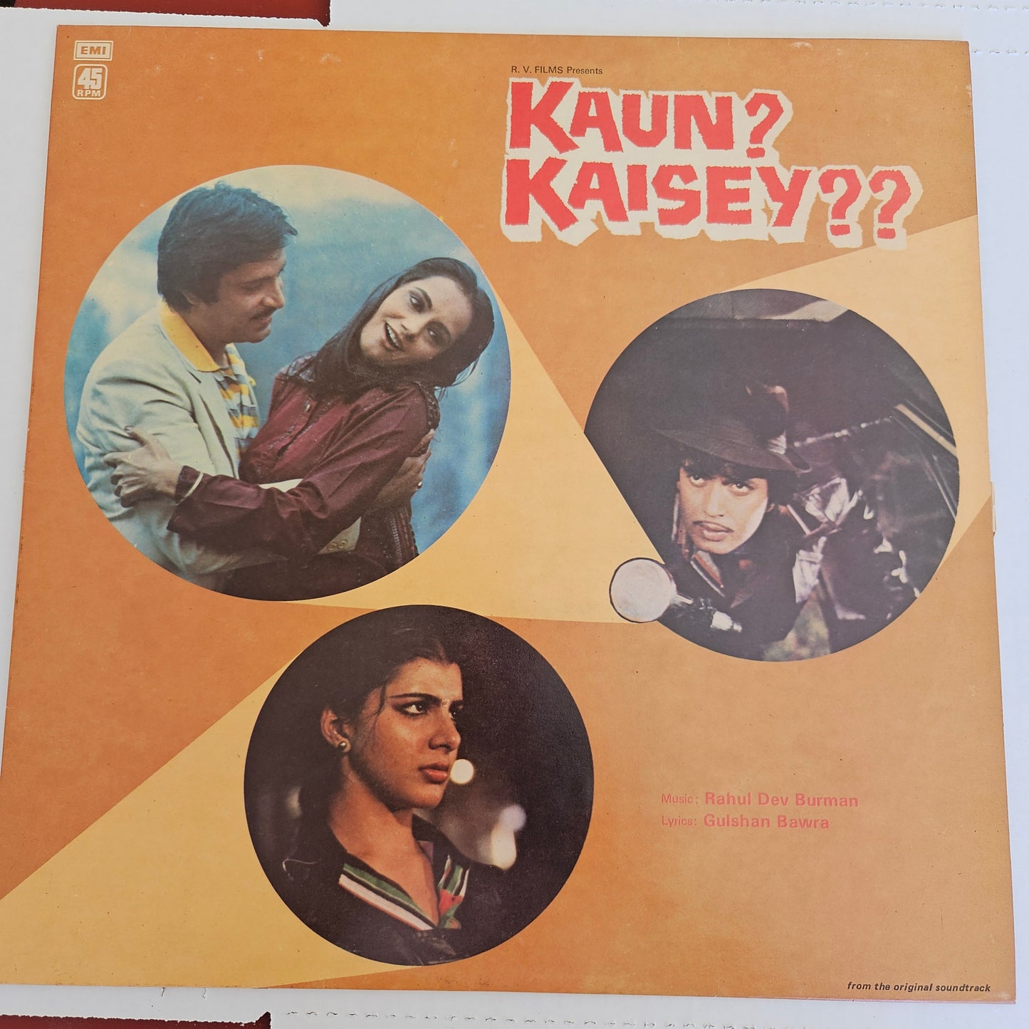 Kaun Kaise  - R D Burman Rare album 45 rpm LP in near mint condition Pristine