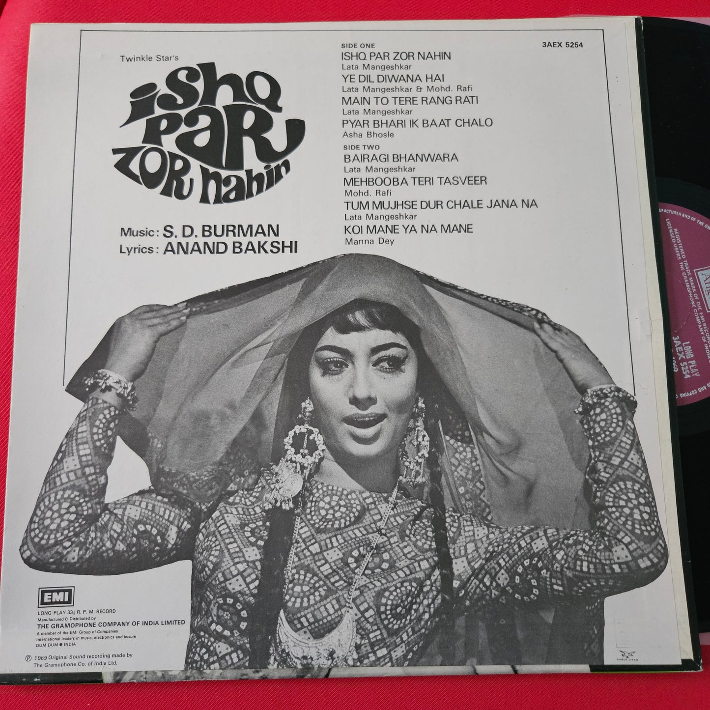 Ishq Par Zor Nahin - S. D. Burman, - Anand Bakshi in near mint in Pristine condition