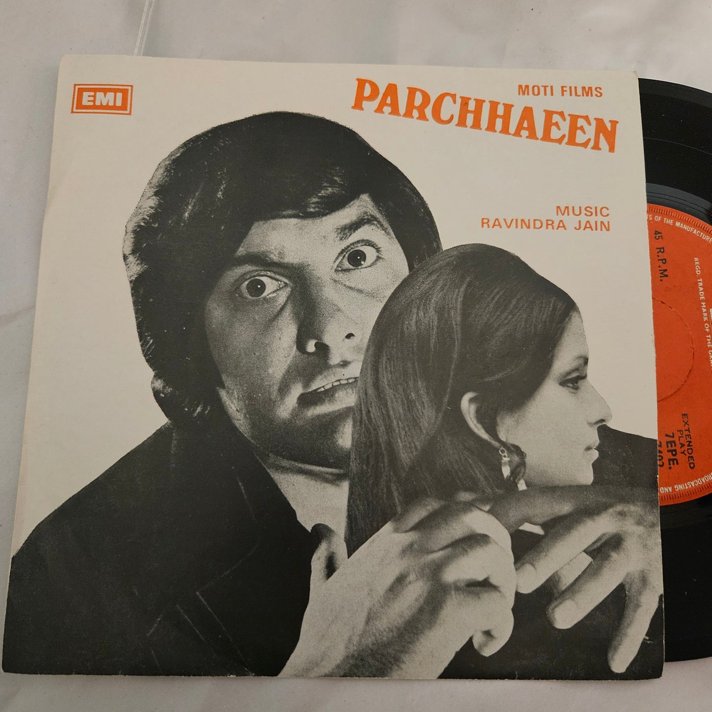 Parchhaeen  - ravindra jain  classic  HMV version EP in near mint