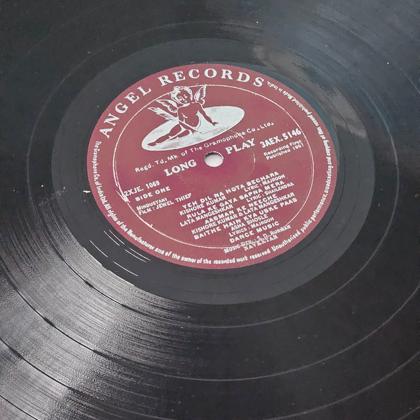 Jewel Thief - Original Soundtrack by S. D. Burman 1st angel Superhit  in excellent
