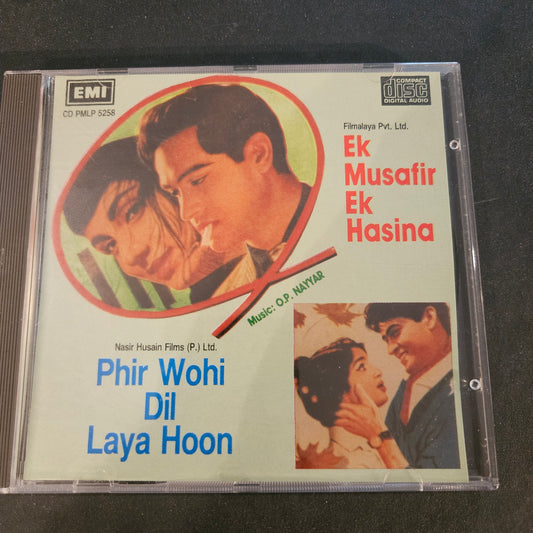 Phir wohi Dil Laya hoon and Ek musafir ek hasina - O. P. Nayyar - Audio CD - Made in UK