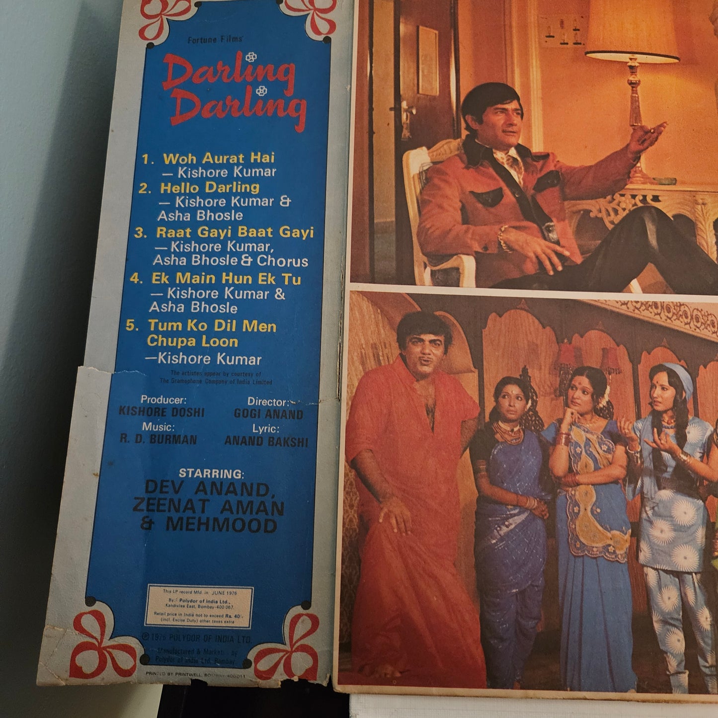 Darling Darling - R D Burman record in multifold in excellent condition