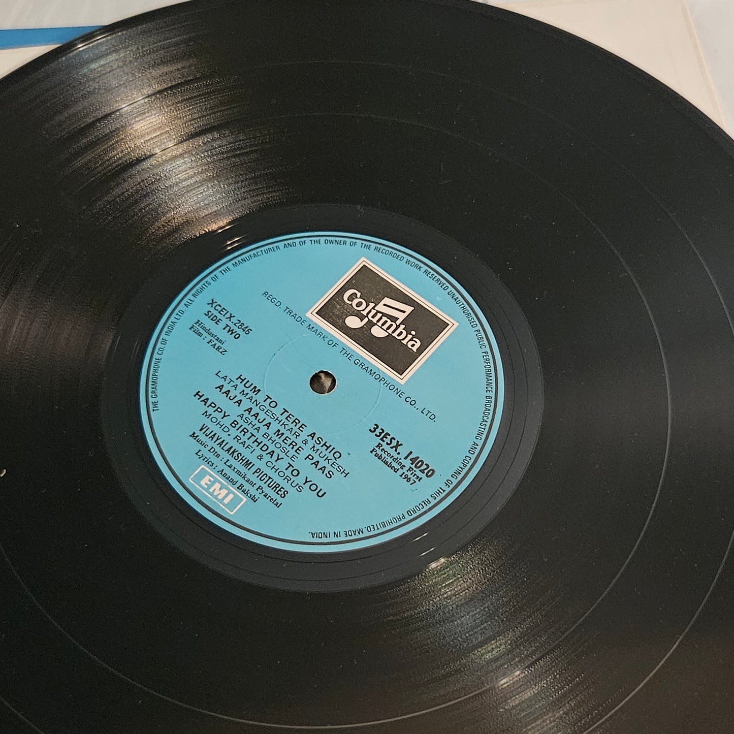 Farz  - Laxmikant Pyarelal 1st columbia pressing classic Superhit in exc