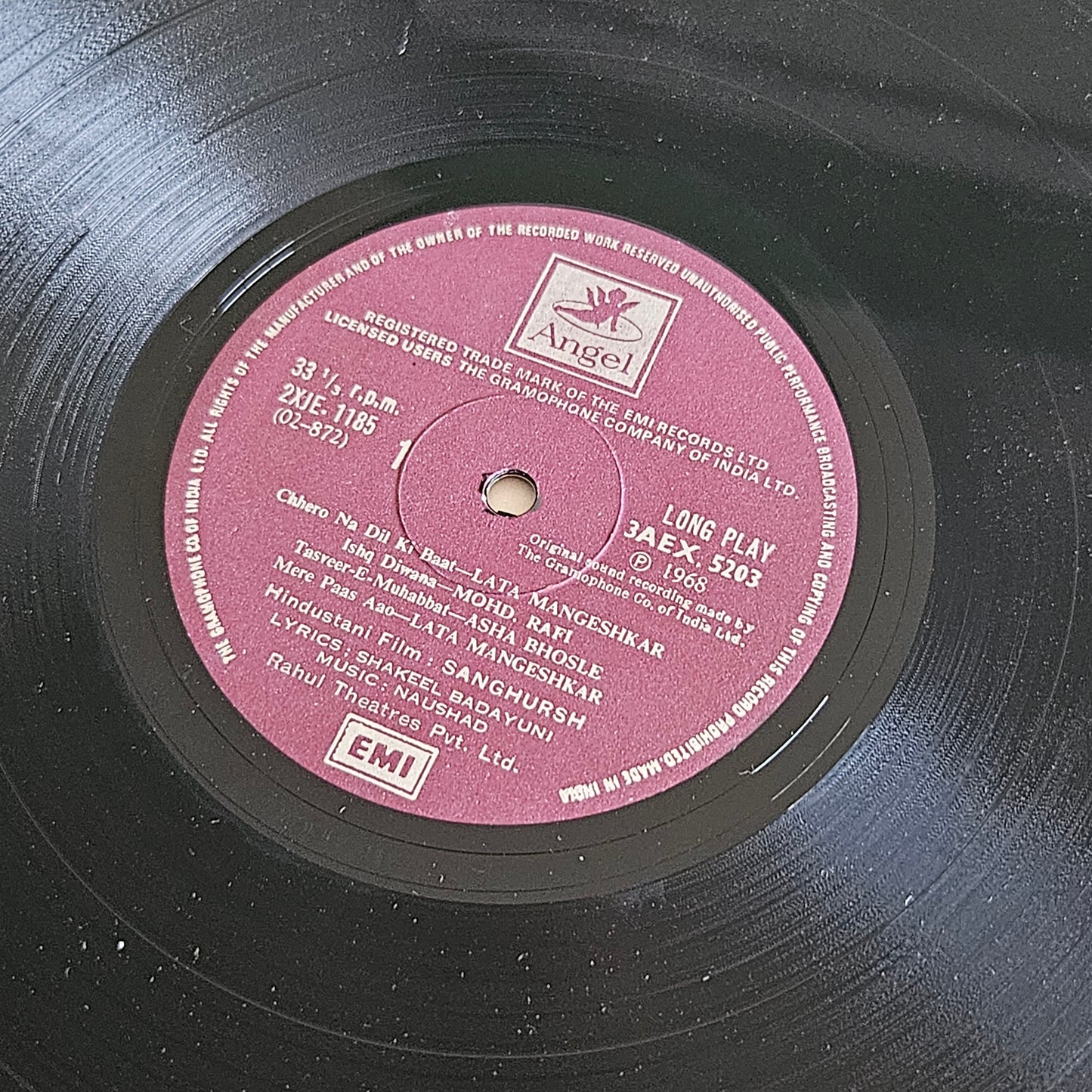 SUNGHURSH - Music by Naushad Near mint