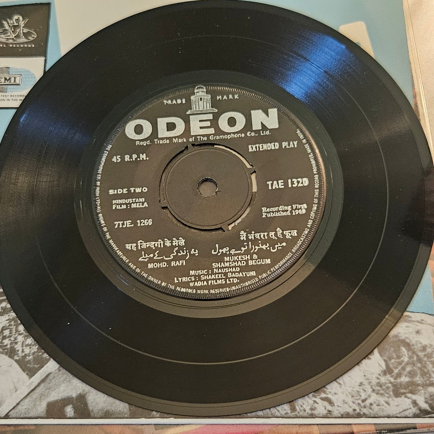 Mela Music by Naushad  classic EP in Near mint Pristine
