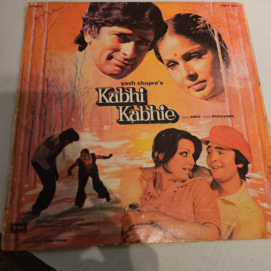 Kabhi Kabhie - Khaiyyam and Sahir classic multifold hard cover - in excellent