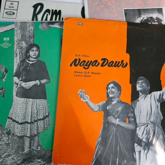 4 LPs Dilip Kumar Various Music Directors  Madhumati, Naya Daur, Yahudi, Ram aur Shyam Superhit pack -  in prisitne