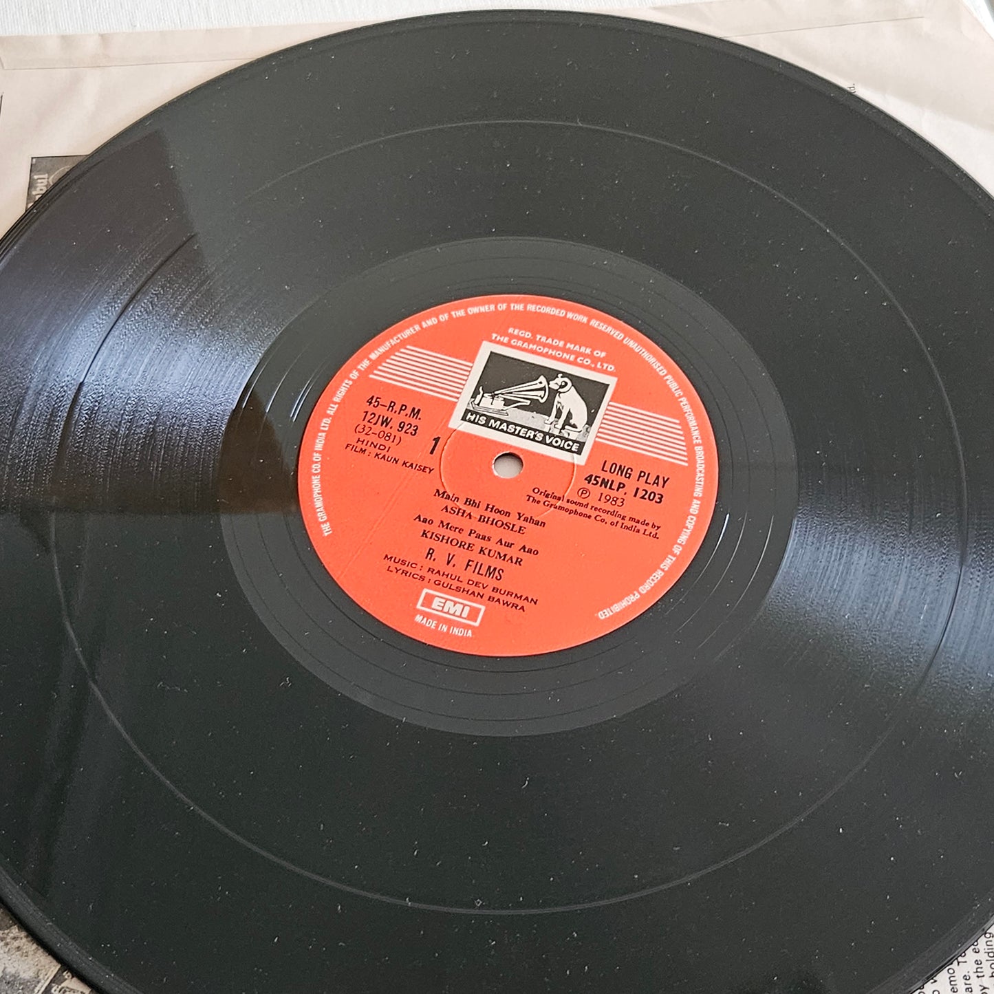 Kaun Kaise  - R D Burman Rare album 45 rpm LP in near mint condition