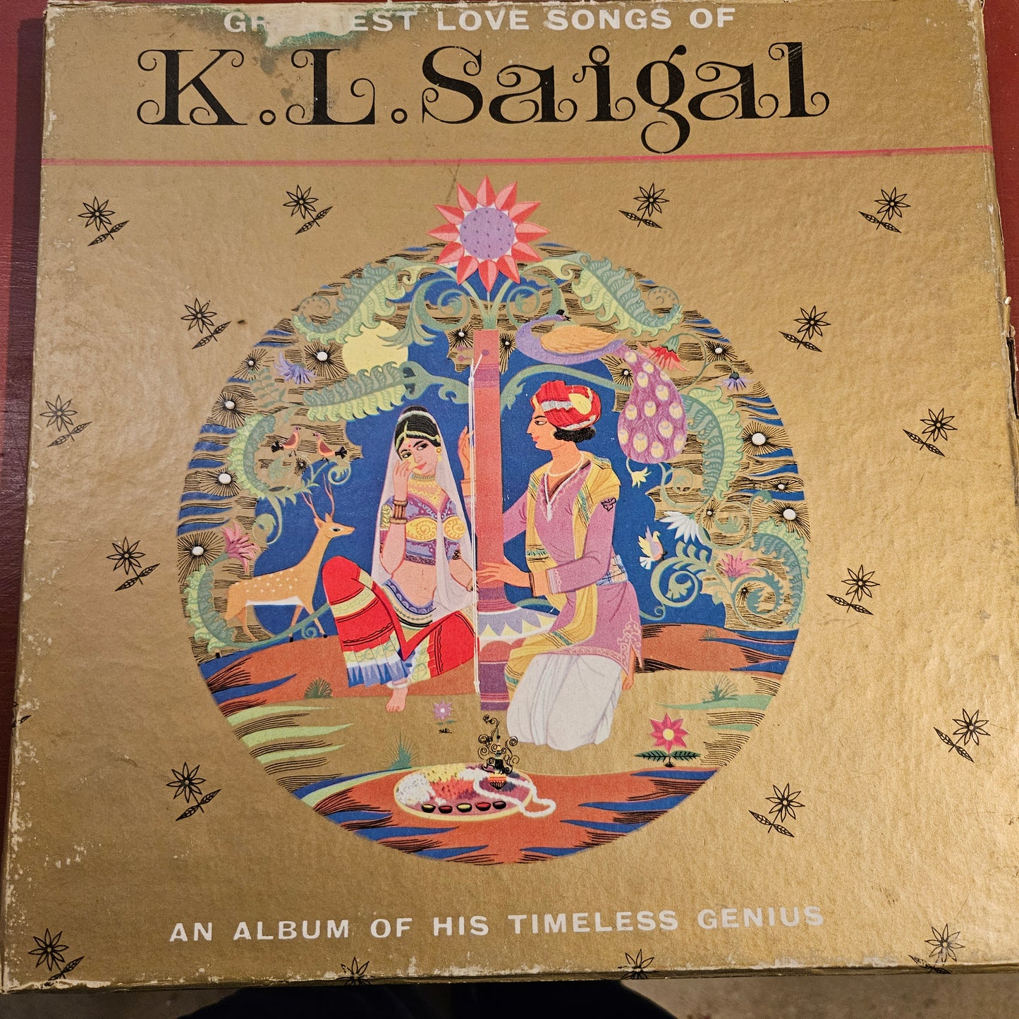 Box Set K. L. Saigal -  2 Lp set Greatest Love Songs Of K. L. Saigal  Vol 1 and Vol 2 n 1st Angel Excellent condition