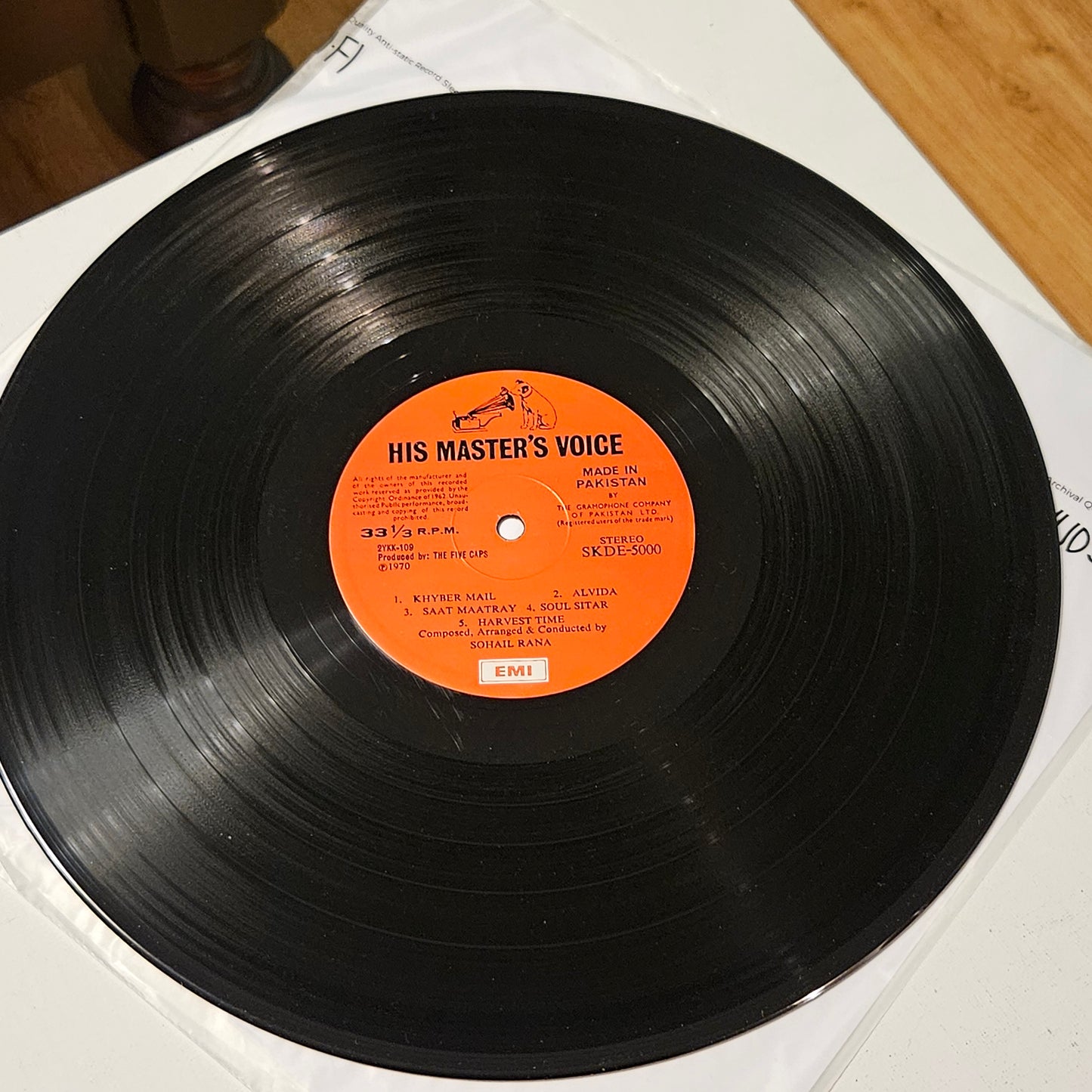 Sohail Rana – Khyber Mail very rare HMV edition - jazz rock funk in near mint