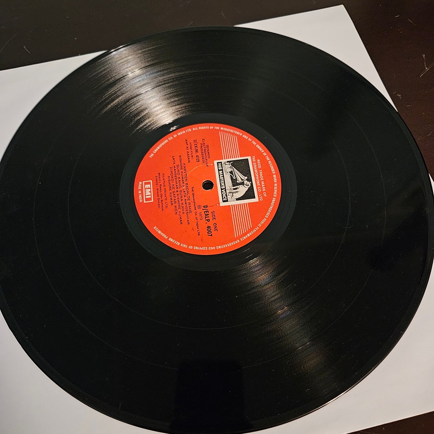 Aap Ki Kasam  - R. D. Burman Record in Excellent condition