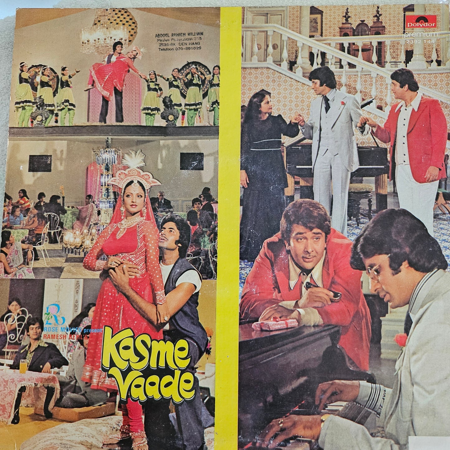 KASME VAADE - Music by R D Burman blockbuster in Limited edition multifold cover plus hard cover in near mint