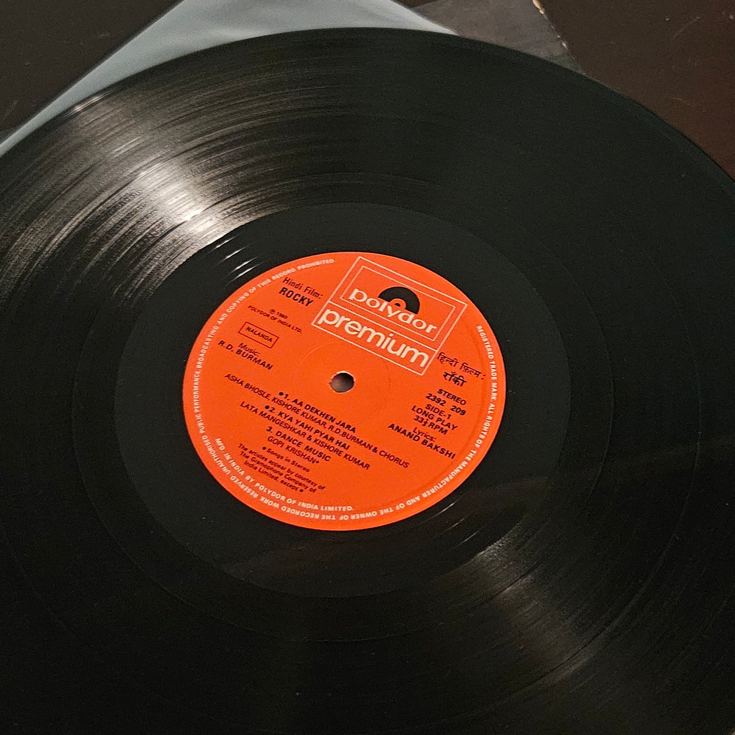Rocky - R D Burman Blockbuster in Gatefold excellent to near mint condition