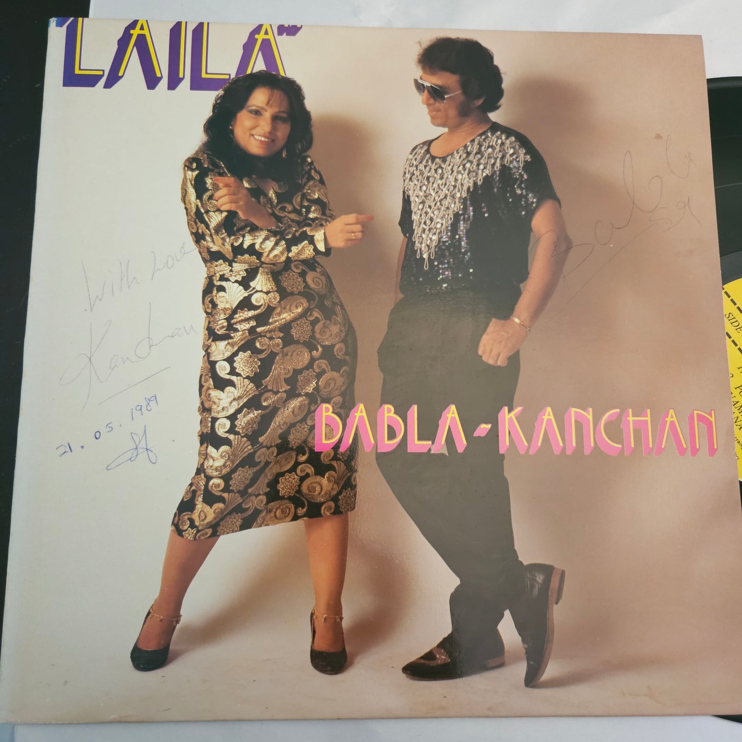 Laila - Autographed by Babla and Kanchan Guyana Suriname  places  Reggae in Excellent