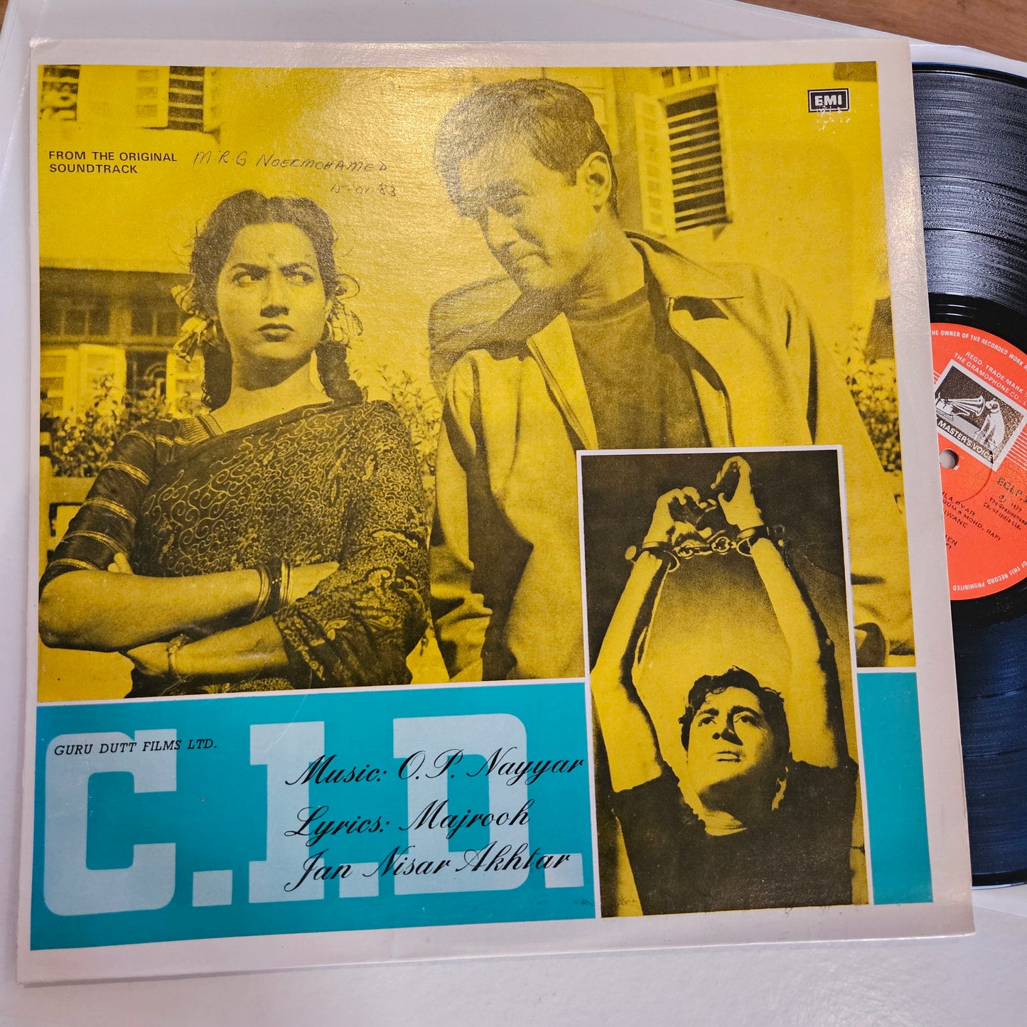 C. I. D. - O. P. Nayyar superhit soundtrack in near mint condition