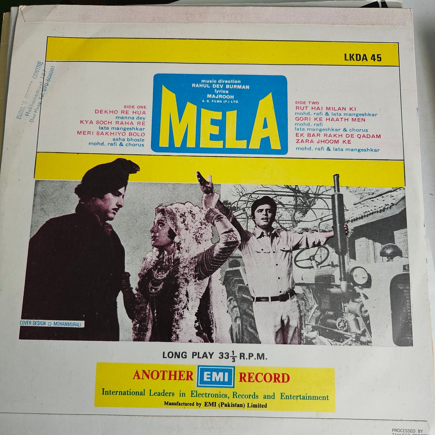 Mela - R. D burman - Odeon in near mint condition