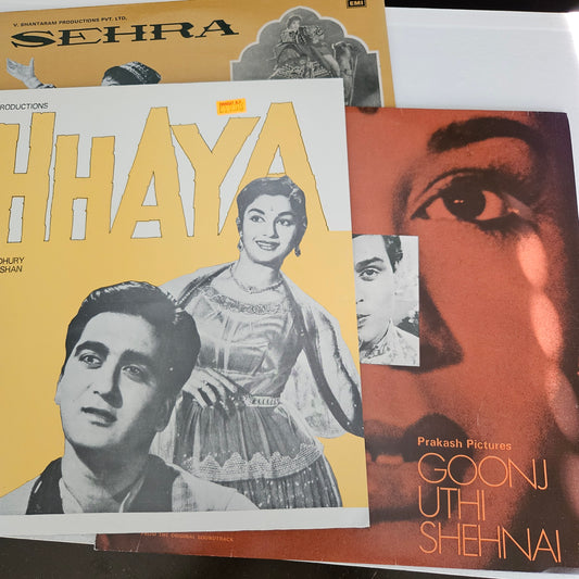 3 LPs s All time Classics Chhaya, Goonj Uthi Shehnai and Sehra , Anarkali in Near mint and pristine