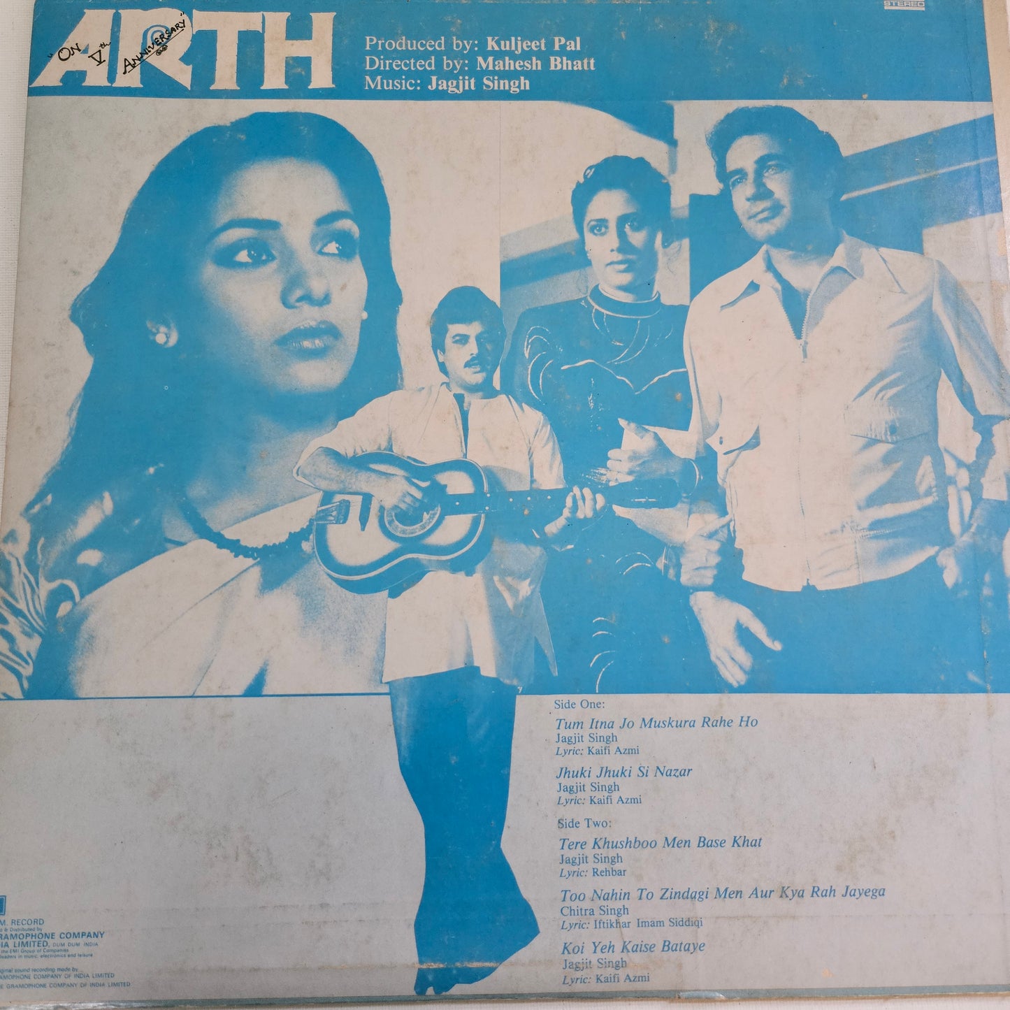 Arth - jagjit Singh Superhit Ghazals record in excellent to Near Mint