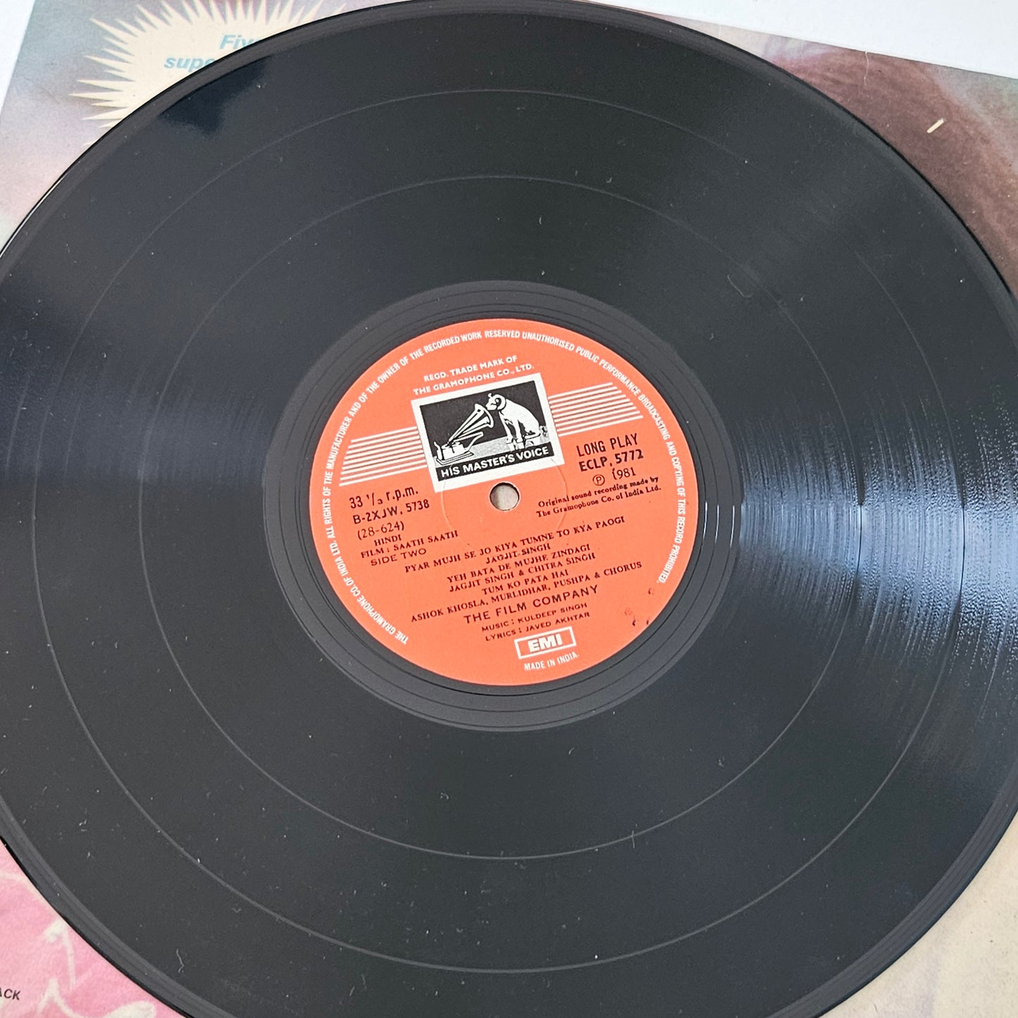 Saath Saath - jagjit Singh Superhit Ghazals record in near min condition