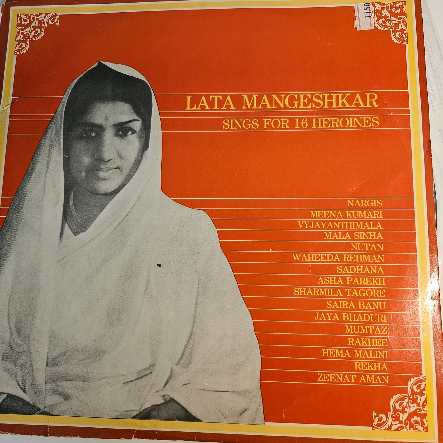 lata Mangeshkar - Sings for 16 heroines in excellent