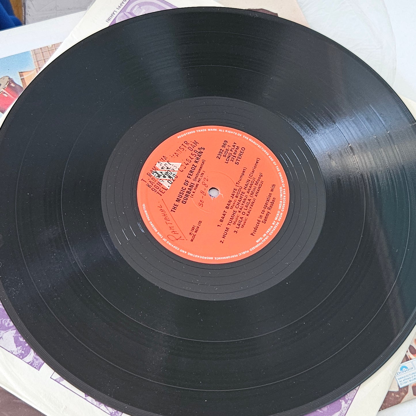 Music of Qurbani  - Superhit blockbuster Instrumental in near mint