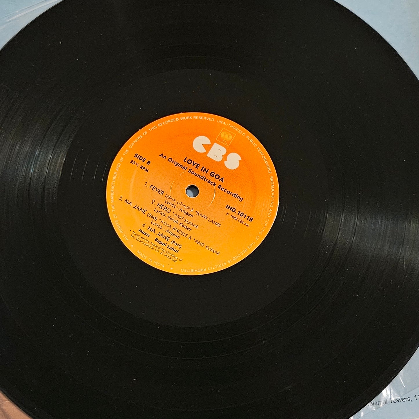 Love in Goa - Bappi Lahiri superhit disco album in Near Mint
