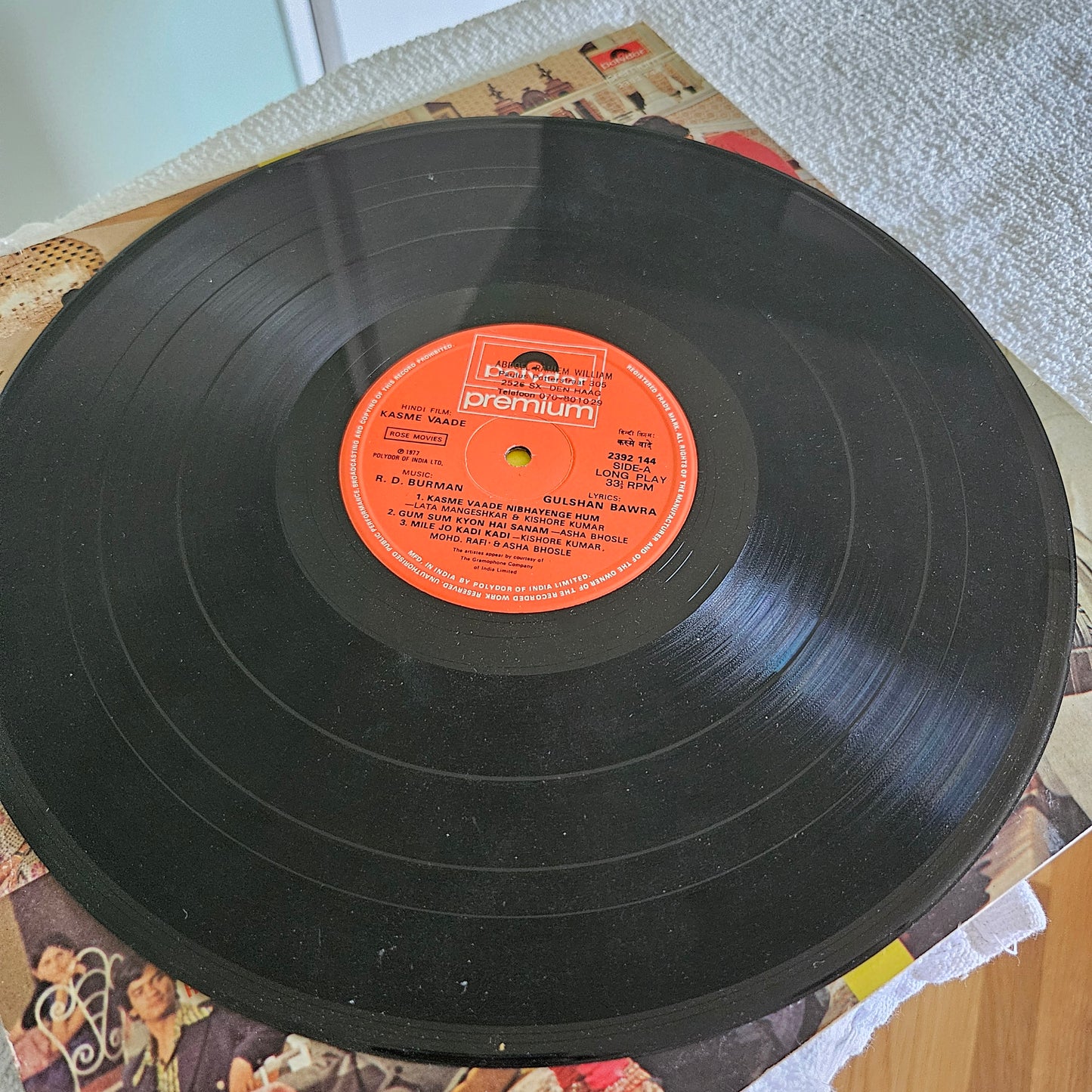KASME VAADE - Music by R D Burman blockbuster in Limited edition multifold cover plus hard cover in near mint
