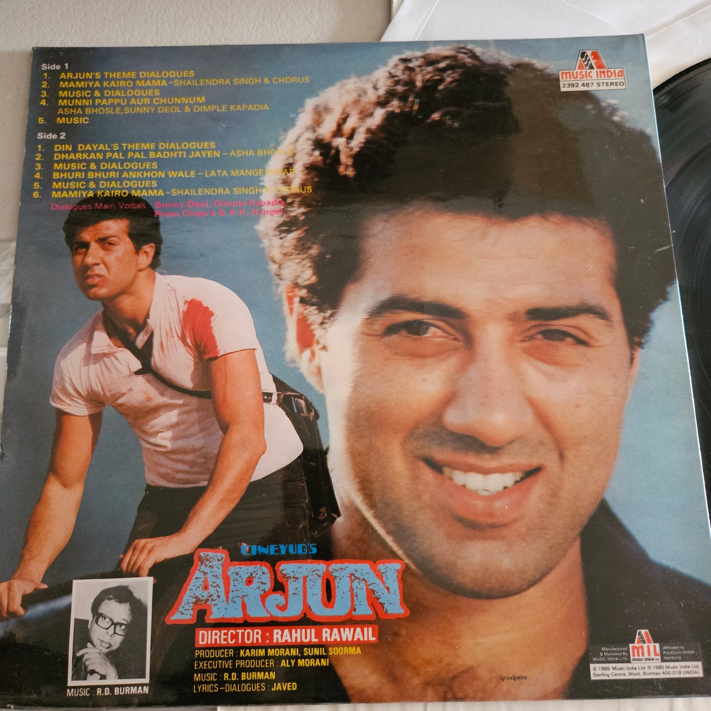 Arjun - R D Burman record in near mint - acoustic blast