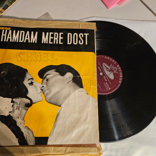 Mere Hamdam Mere Dost - Laxmikant Pyarelal superhit 1st Angel  in VG to VG+ conditon