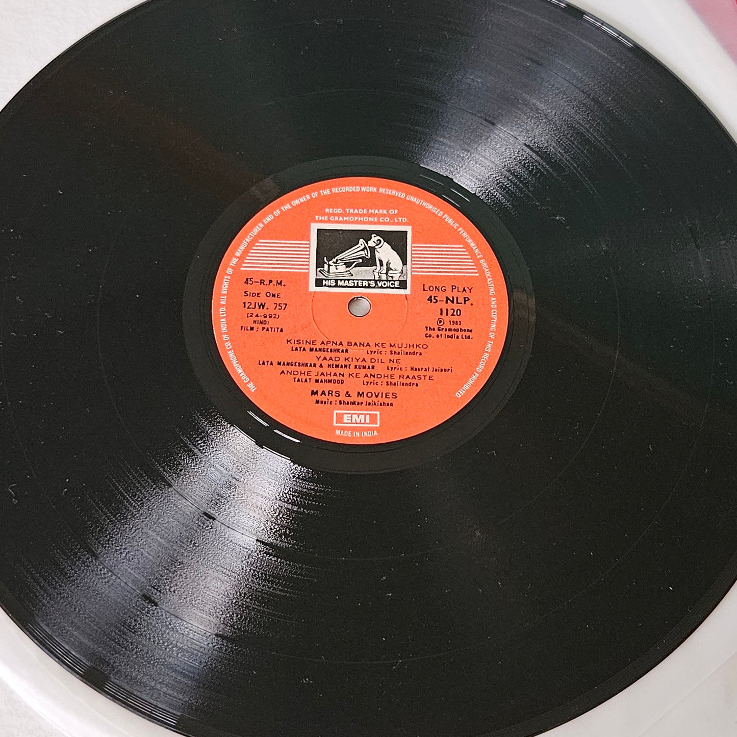 patita - Shankar Jaikishan classic OST superhit in pristine condition 45 rpm lp- superb acoustics