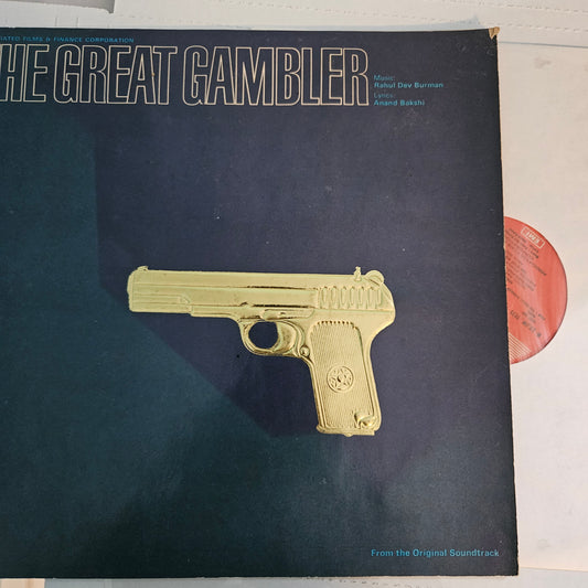 The Great gambler - Music by R. D. Burman in Gatefold rare Gun Cover in Near mint condition
