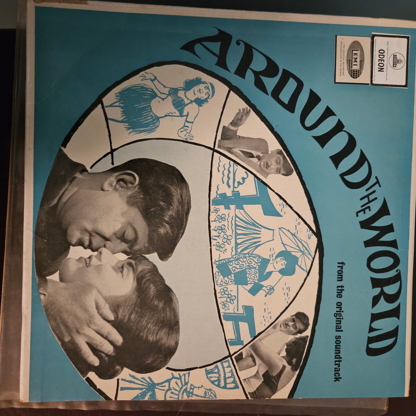 Around the world - 1st Odeon Ring in excellent condition - Music ShankarJaikishan