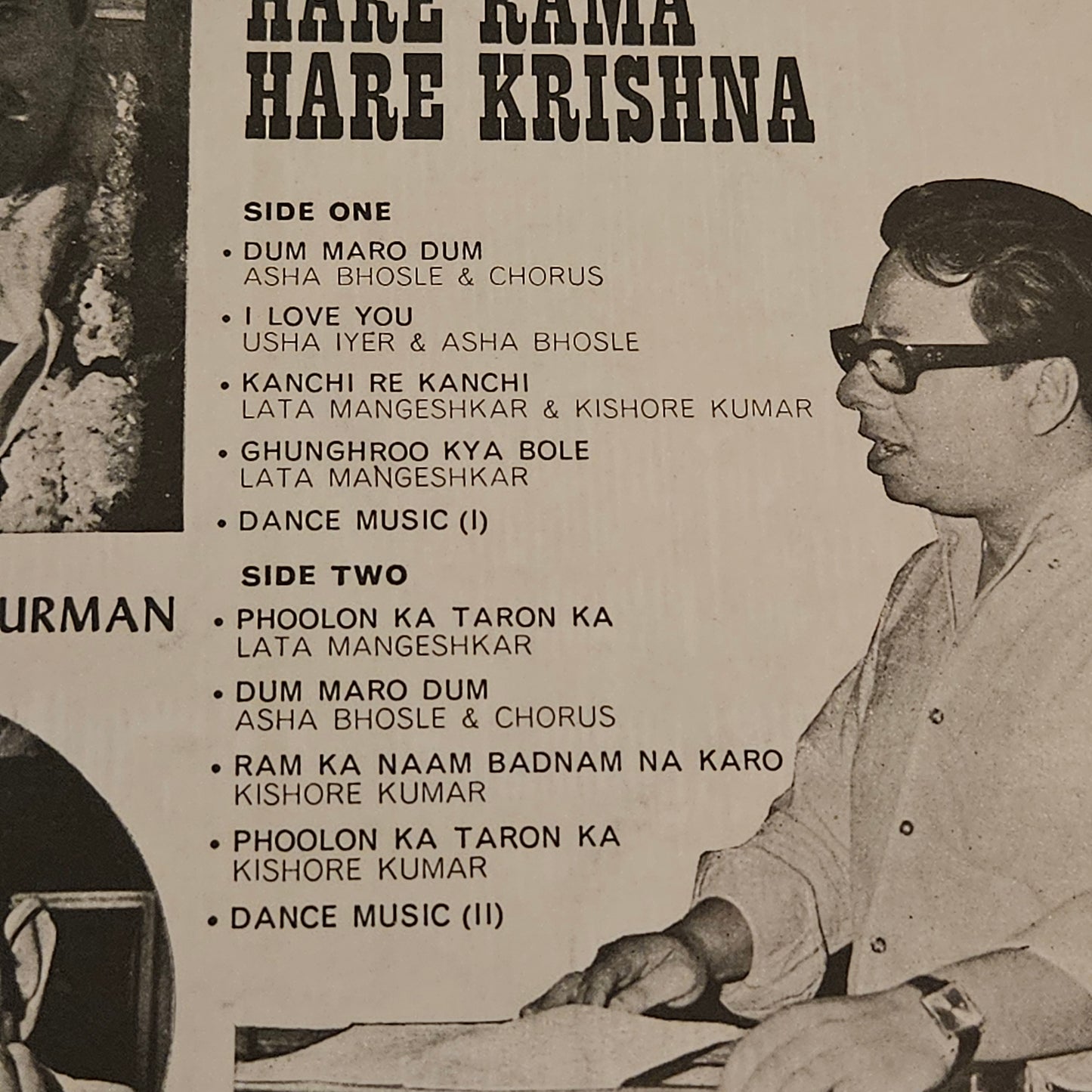 Hare Rama Hare Krishna - Music R D Burman superhit Psych Funk in near mint  condition Pristine