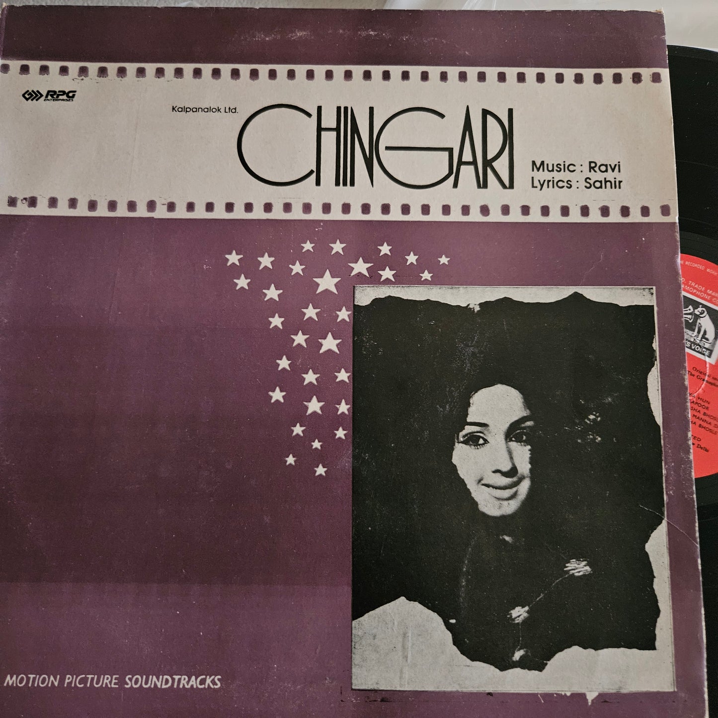 Chingari  - music by Ravi  in in near mint condition