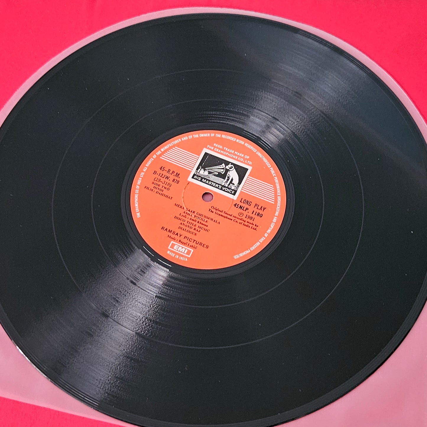 Dahshat - bappi Lahiri - Superhit psych funk in near mint