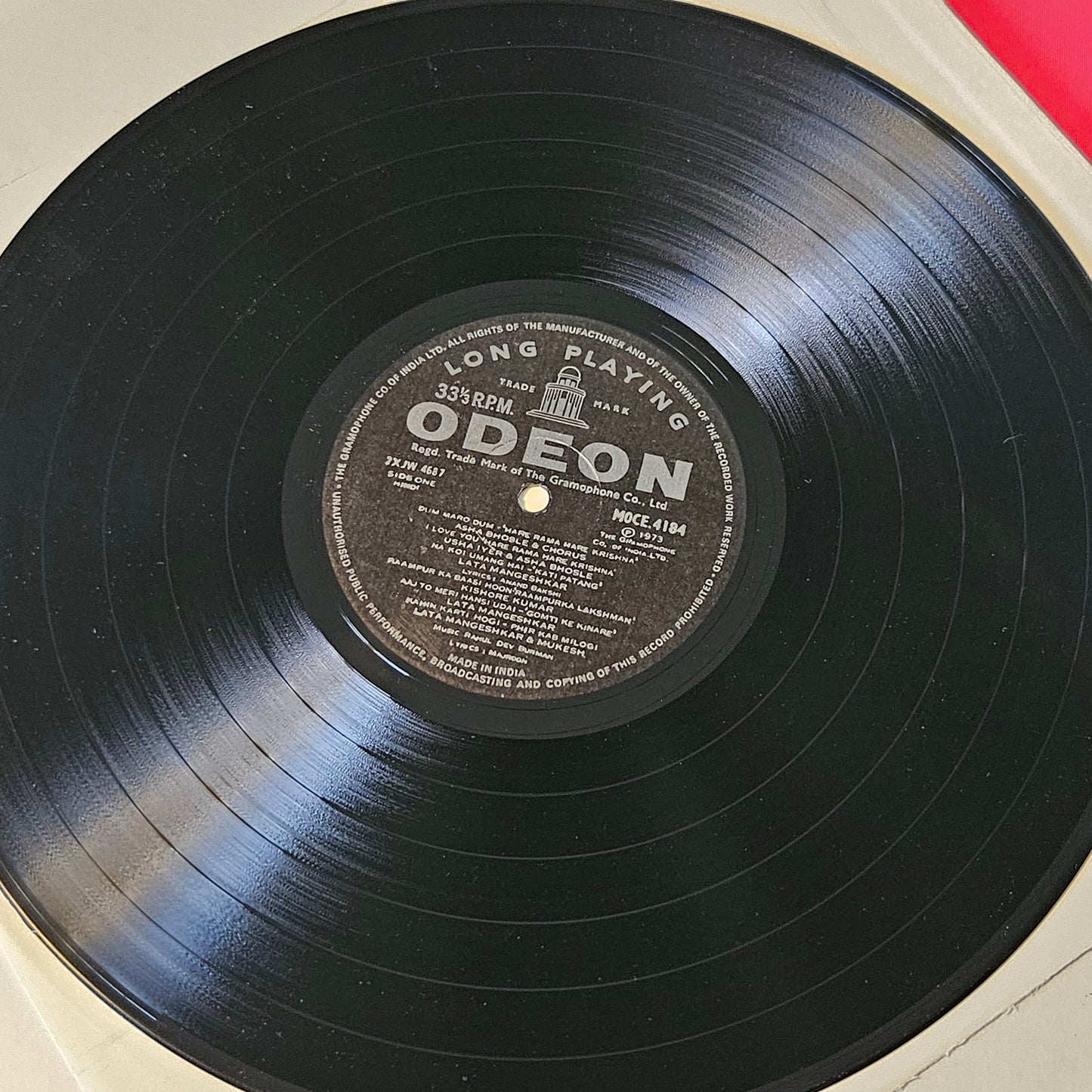 R. D. Burman - Odeon - Hits Of Rahul Dev Burman in near mint condition with Chess picture in Pristine condition