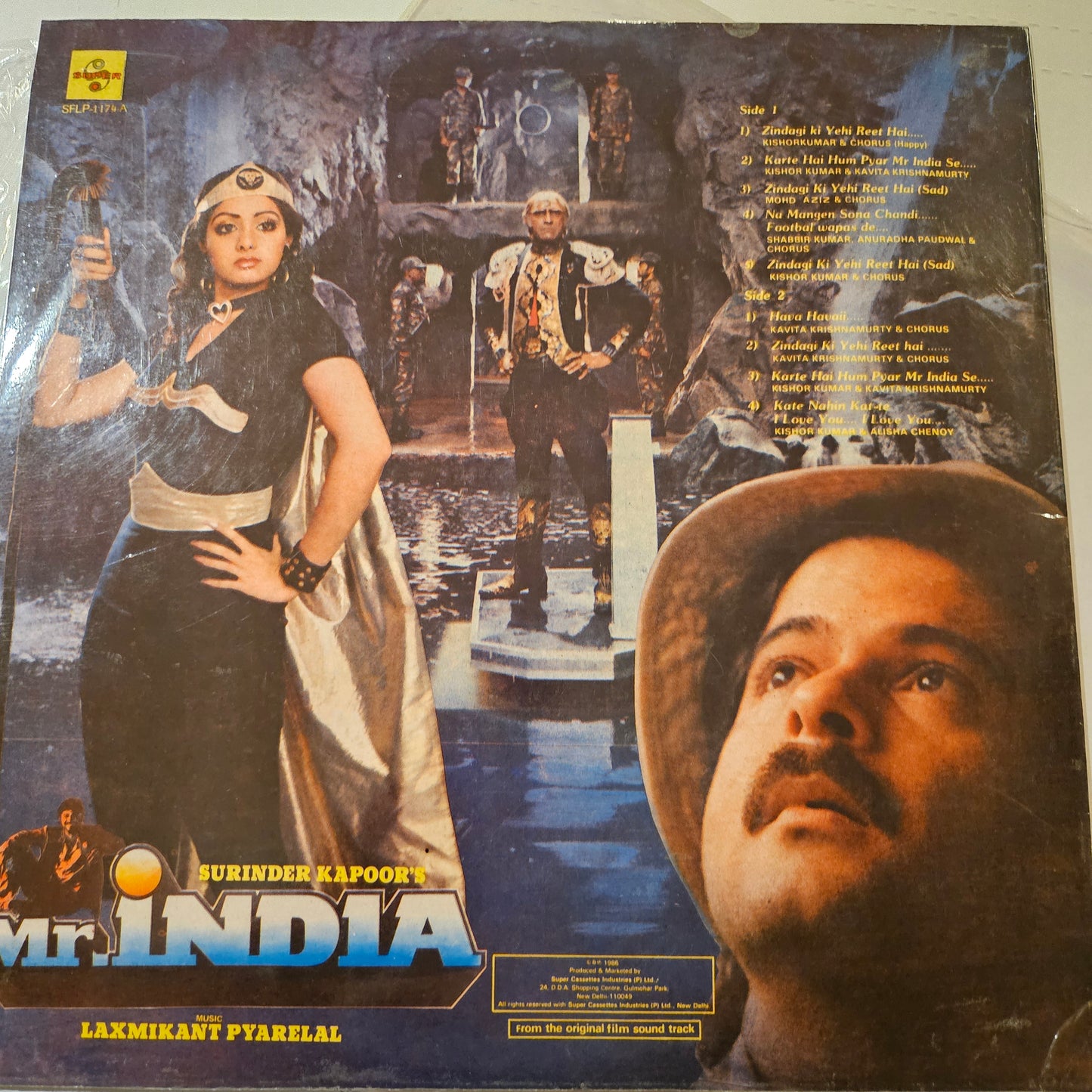 Mr India - Laxmikant Pyarelal Superhit in VG condition