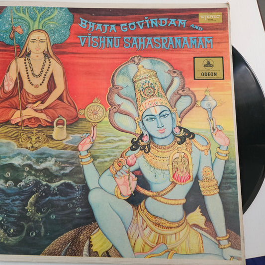 M.S. Subbulakshmi ‎– Bhaja Govindam And Vishnu Sahasranamam in Near mint Odeon Ring version