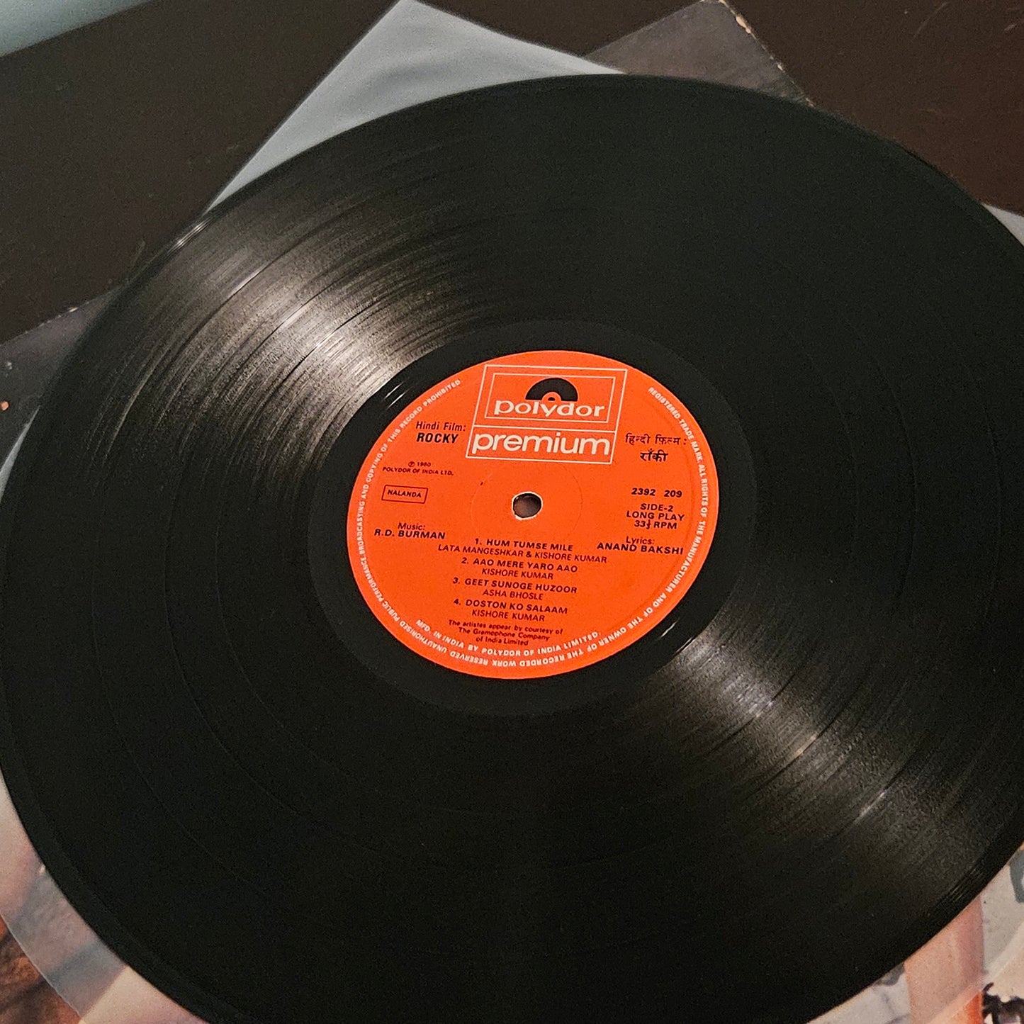 Rocky - R D Burman Blockbuster in Gatefold excellent to near mint condition