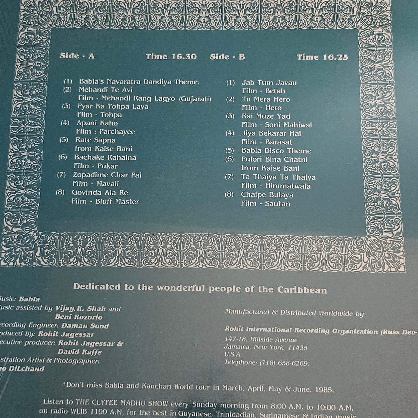 Babla - superhit record - Navaratra Disco dandia in near mint