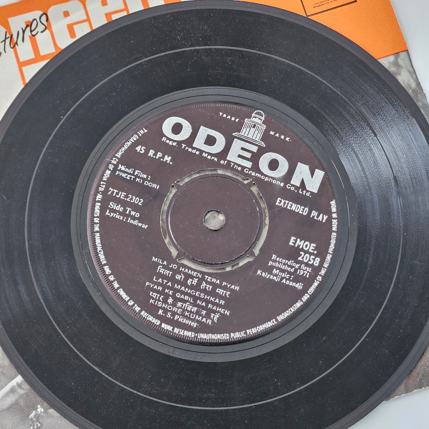 Preet ki Dori  - Kalyanji Anandaji Ep in Near mint condition