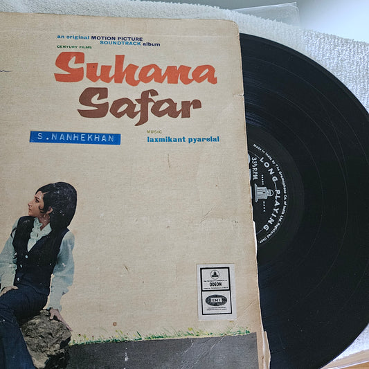 Suhana Safar - Laxmikant Pyarelal Classic Rare ring Odeon pressing in vg+